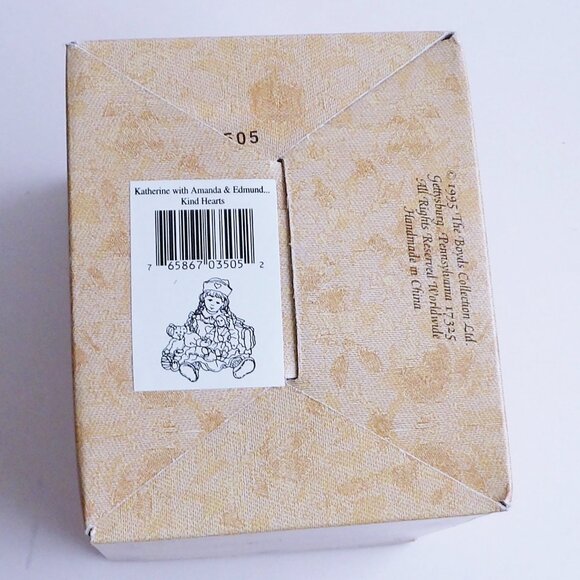 Yesterdays Child 1995 Katherine Amanda & Edmund Kind Hearts Nurse Figurine #3505 - Picture 9 of 10